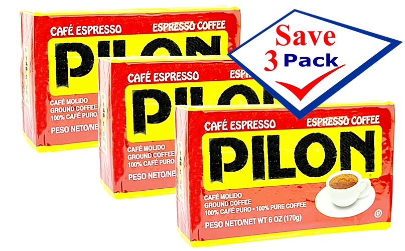 Pilon Cuban Coffee 6 Oz Pack  Pack of 3